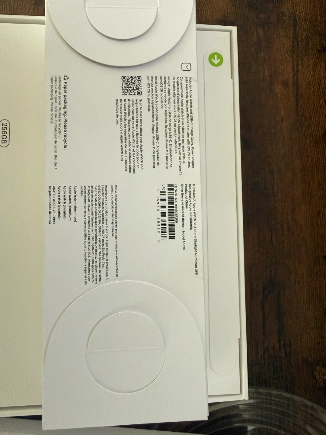 Apple Watch SE GPS 44mm Starlight Aluminium Case - photo 2