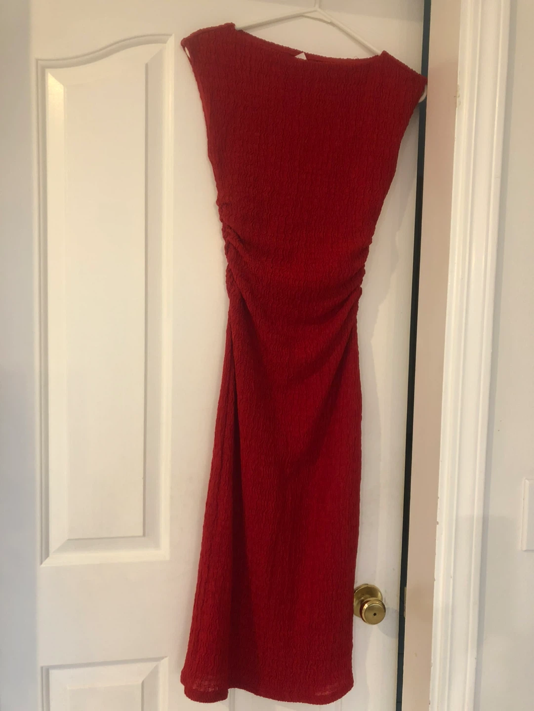 H&M Red Textured Dress - XS