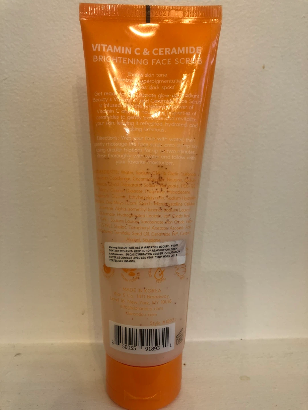Radiant Beauty Vitamin C & Ceramide Brightening Face Scrub - photo 2