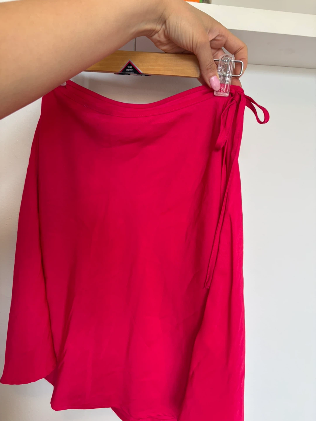 DYNAMITE Pink Wrap Skirt - TP/XS