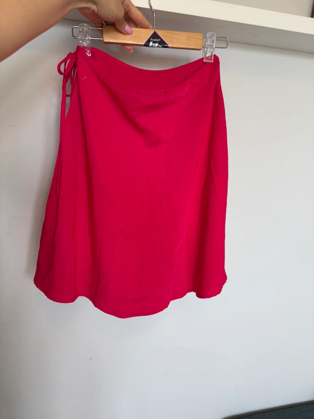 DYNAMITE Pink Wrap Skirt - TP/XS - photo 4