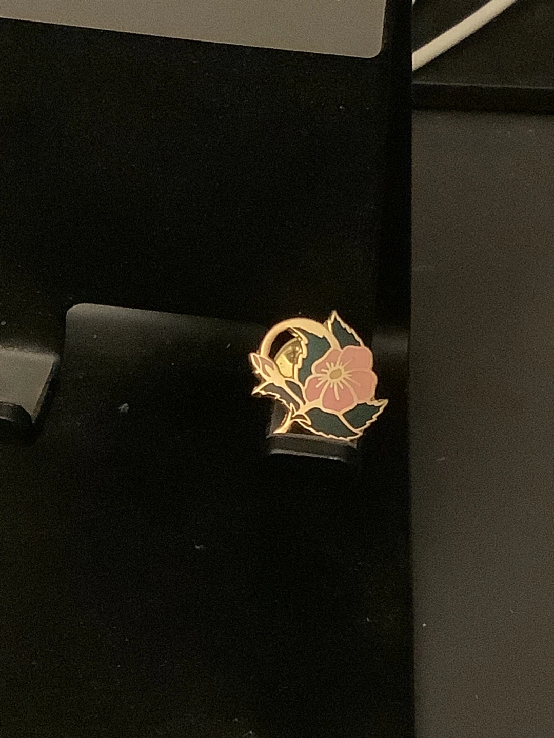Alberta Wild Rose pin