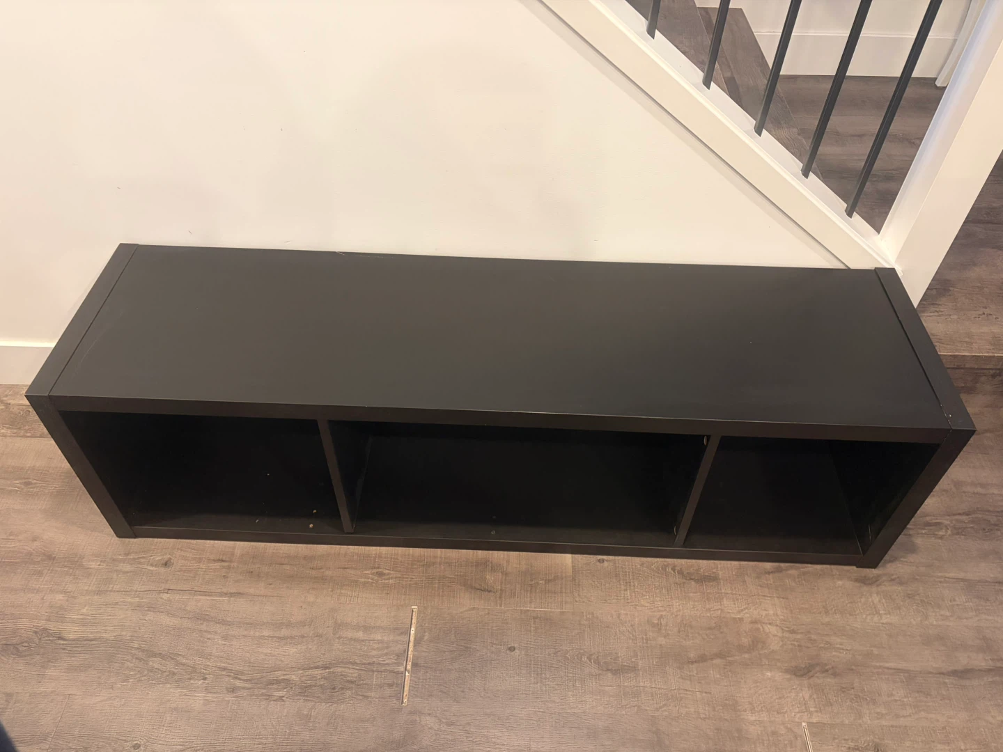 IKEA KALLAX shelf black brown