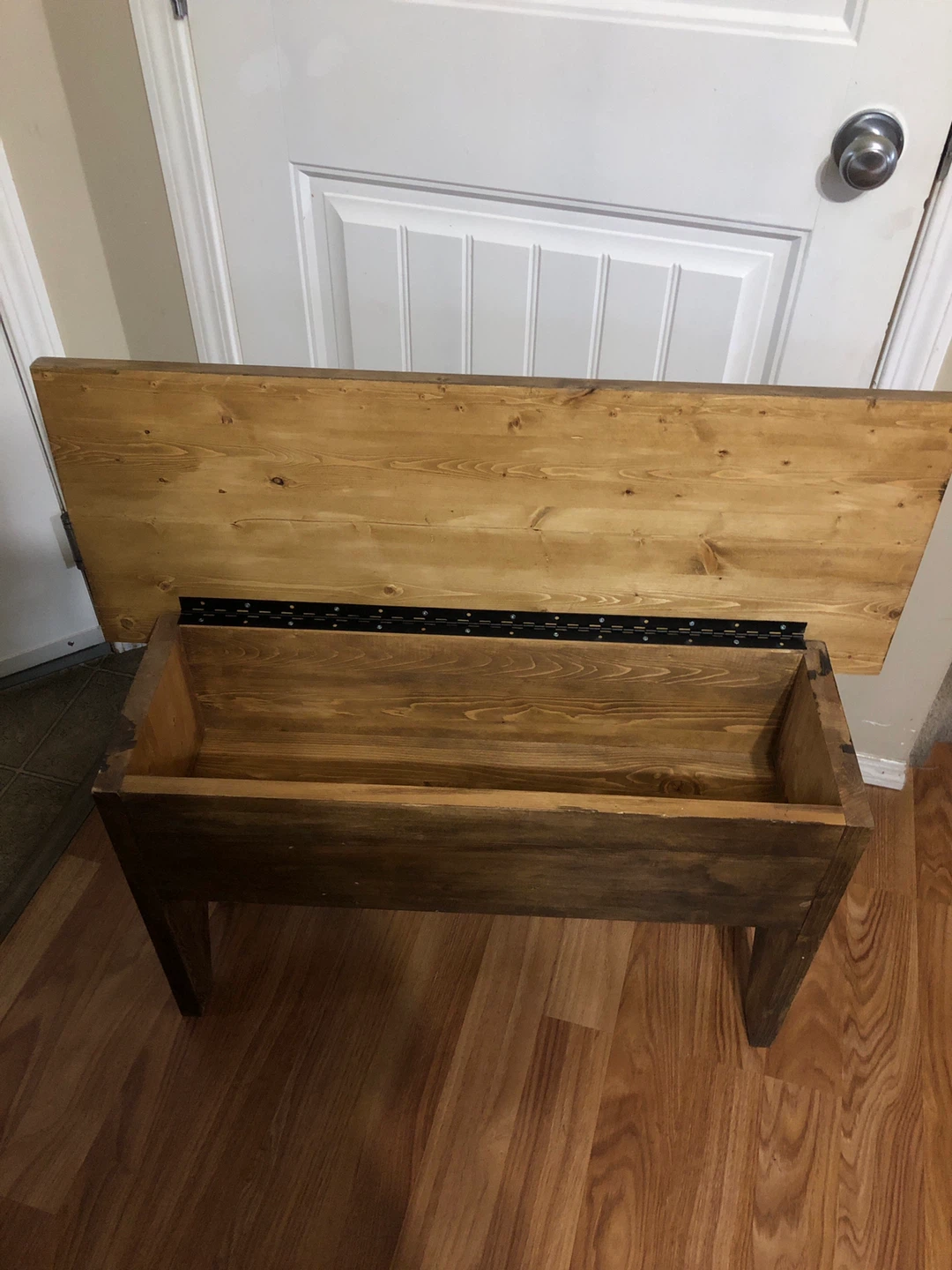 Wooden Storage Bench - photo 2