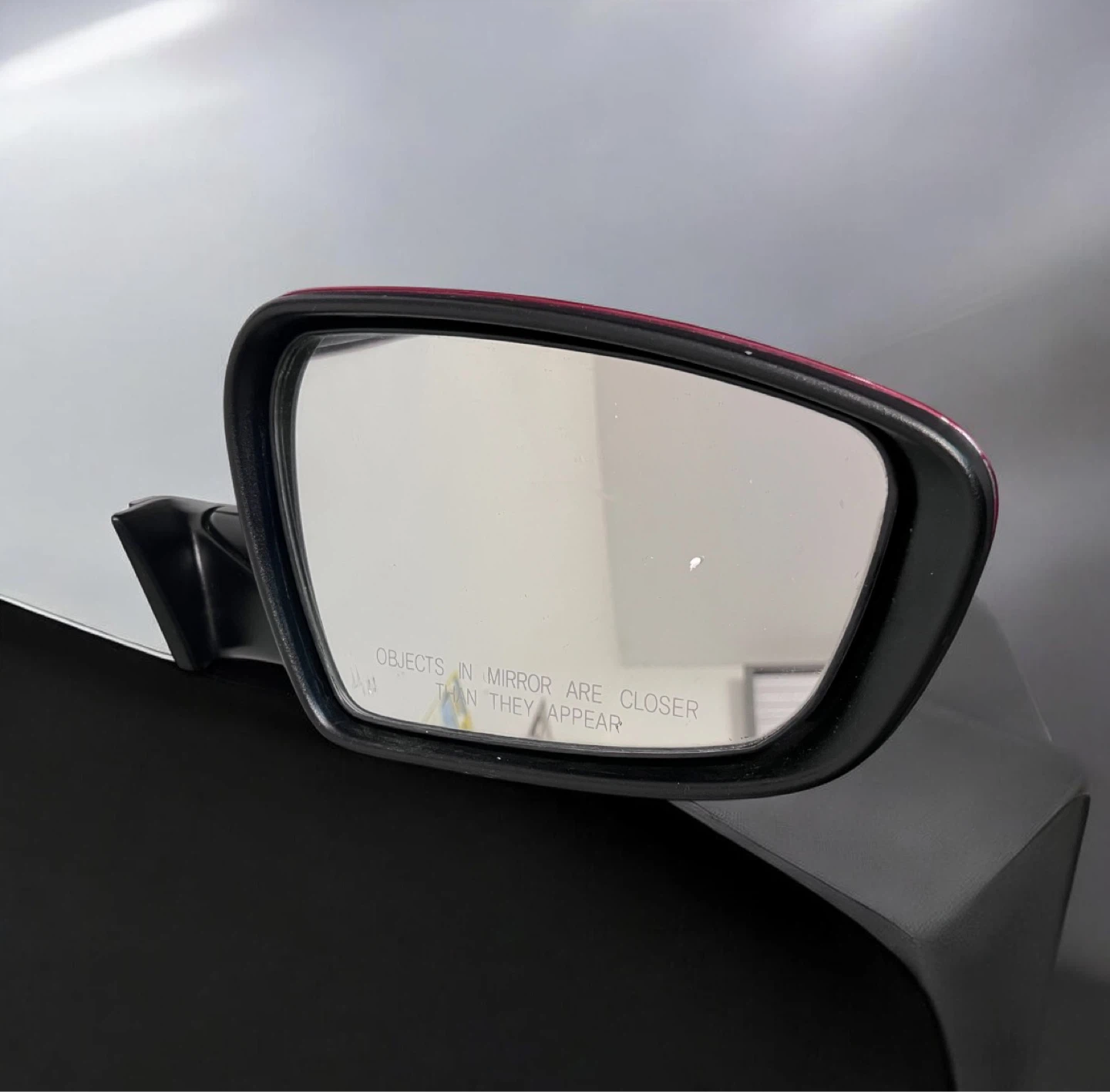 OEM Kia Forte Pass. Side Mirror – Red – Original Factory - photo 2