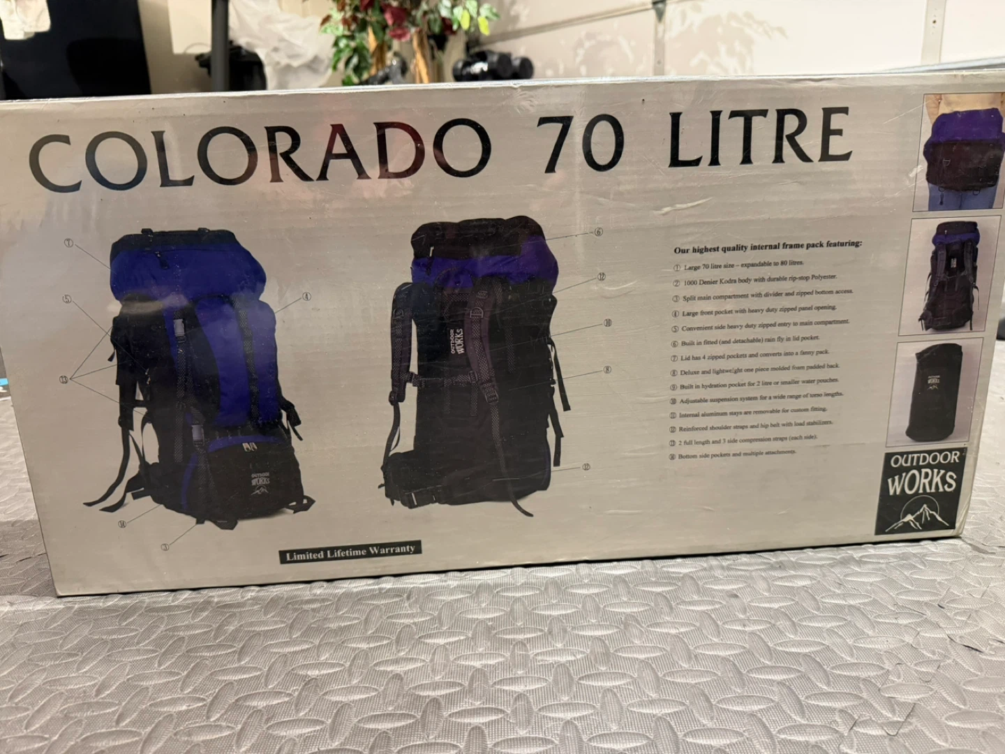 Outdoor Works Colorado 70 Litre Backpack - photo 5
