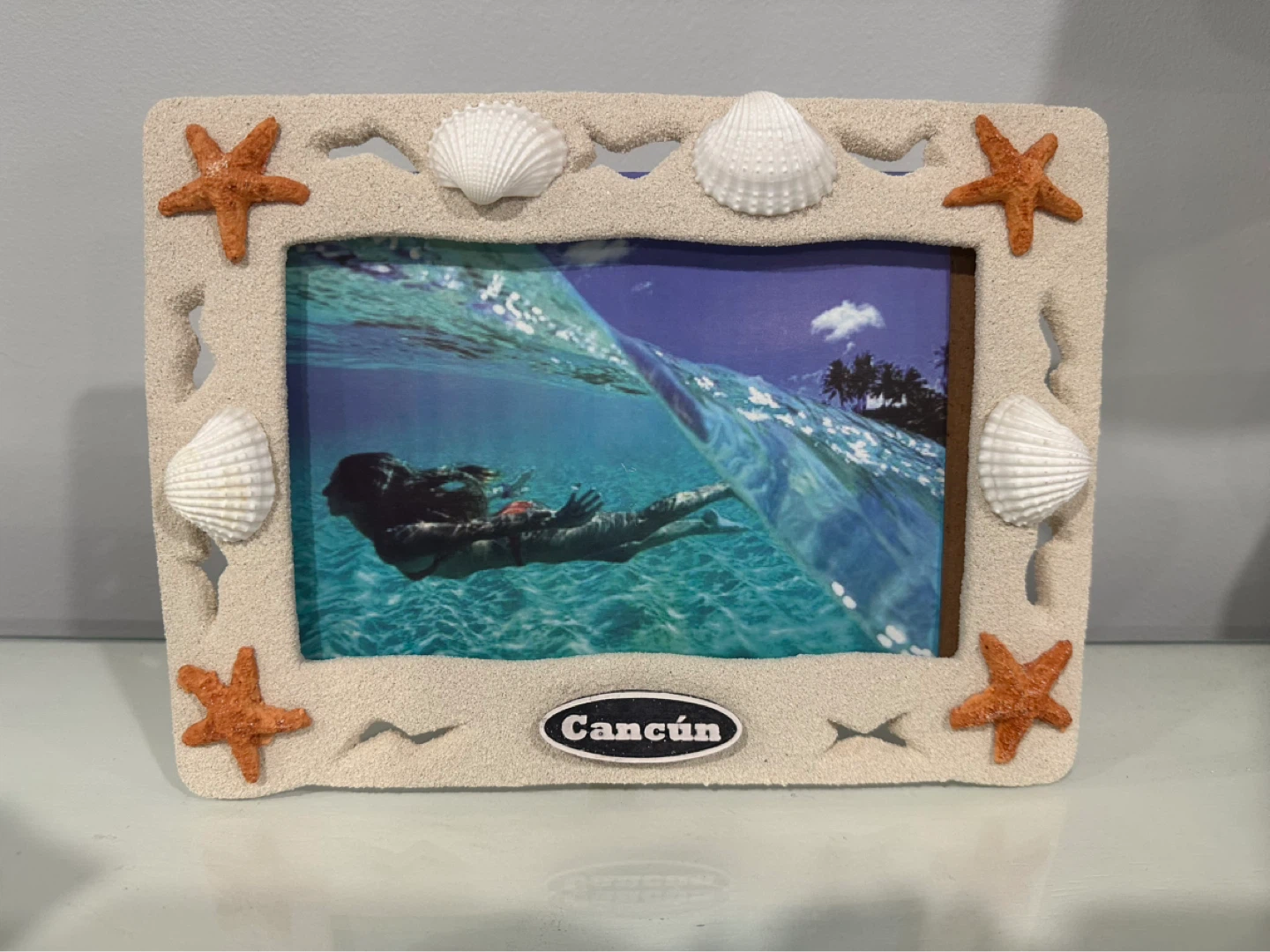 NEW 5” x 7.5” Cancun Photo Frame