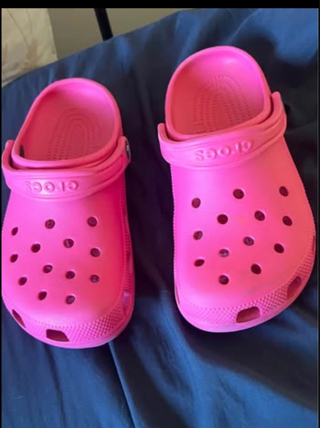 Pink Crocs Size 9 ladies