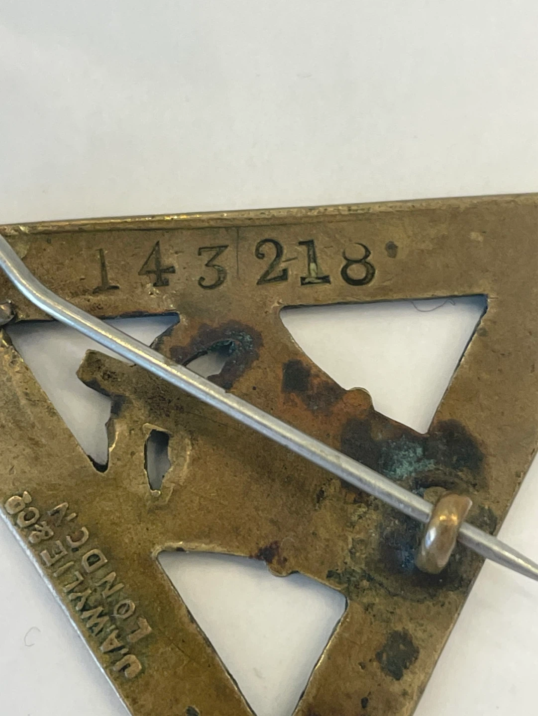 J.A. Wylie & Co London 1916 War Service Badge - photo 3