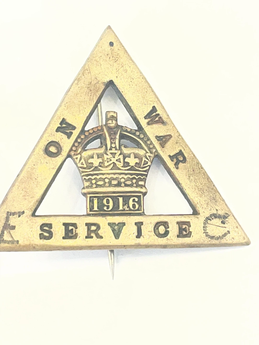 J.A. Wylie & Co London 1916 War Service Badge