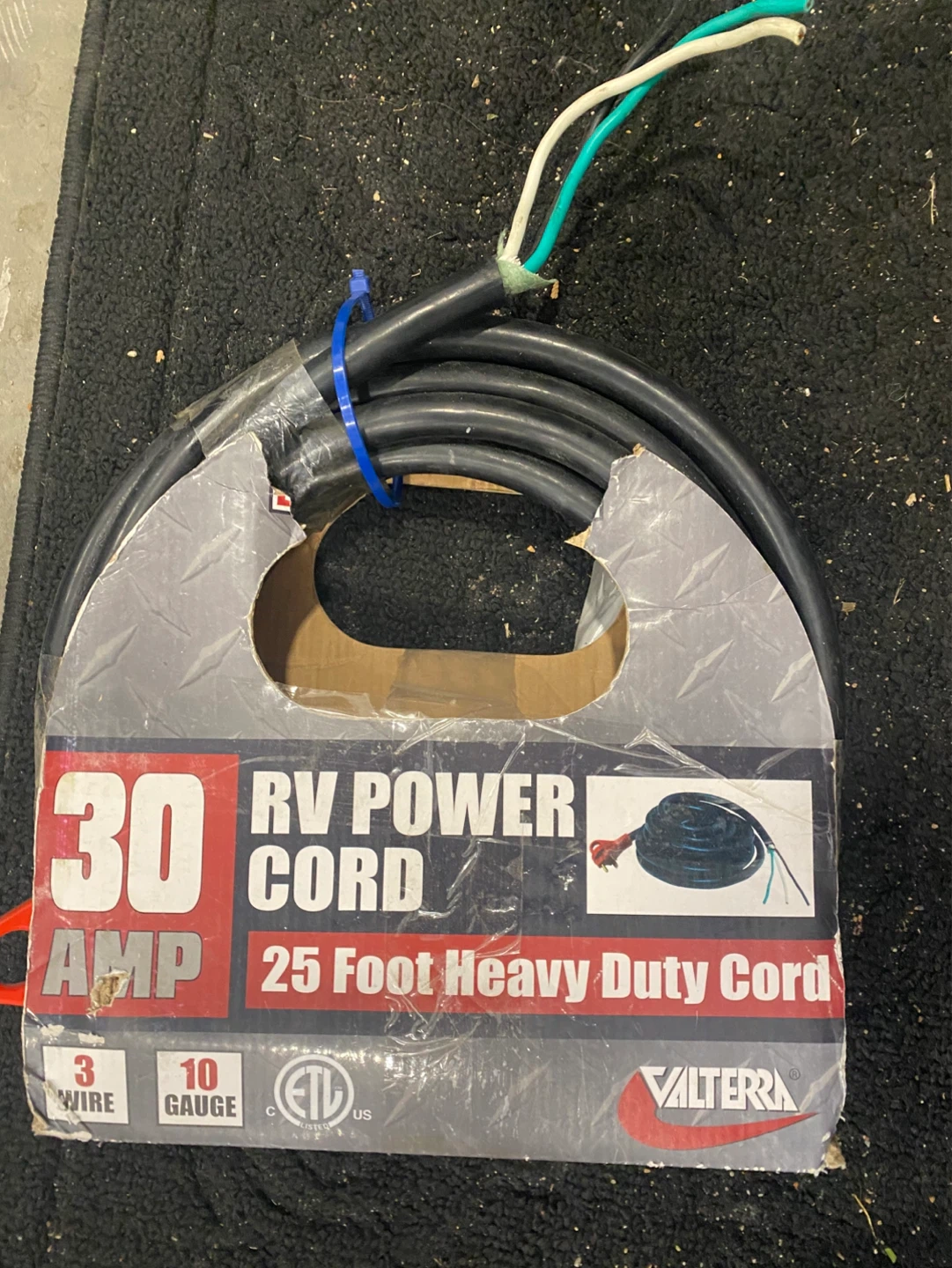 Valterra 30 Amp RV Power Cord - 25 Foot - photo 2
