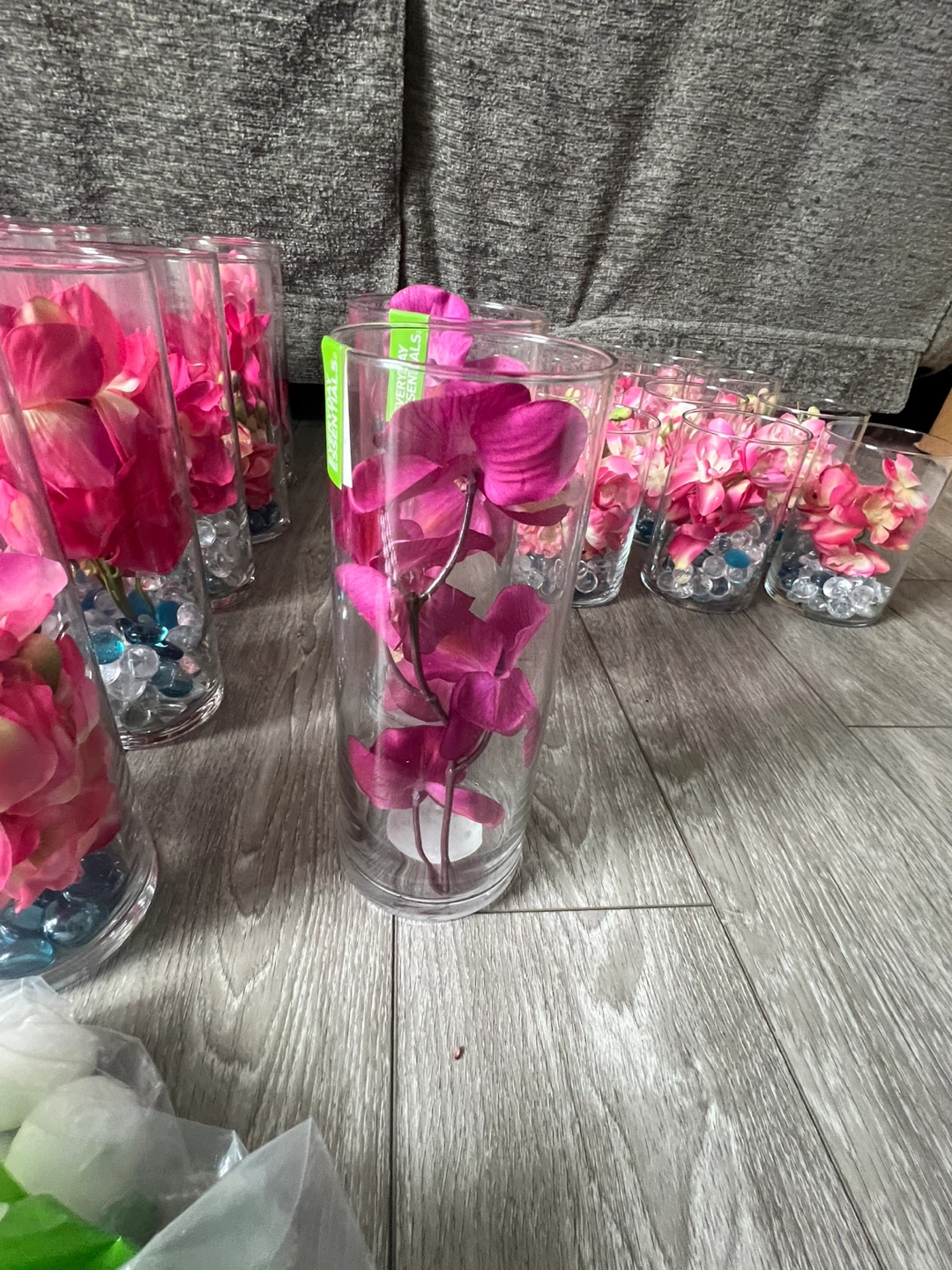 Set of Wedding centrepieces vases of Flower Arrangements - photo 4