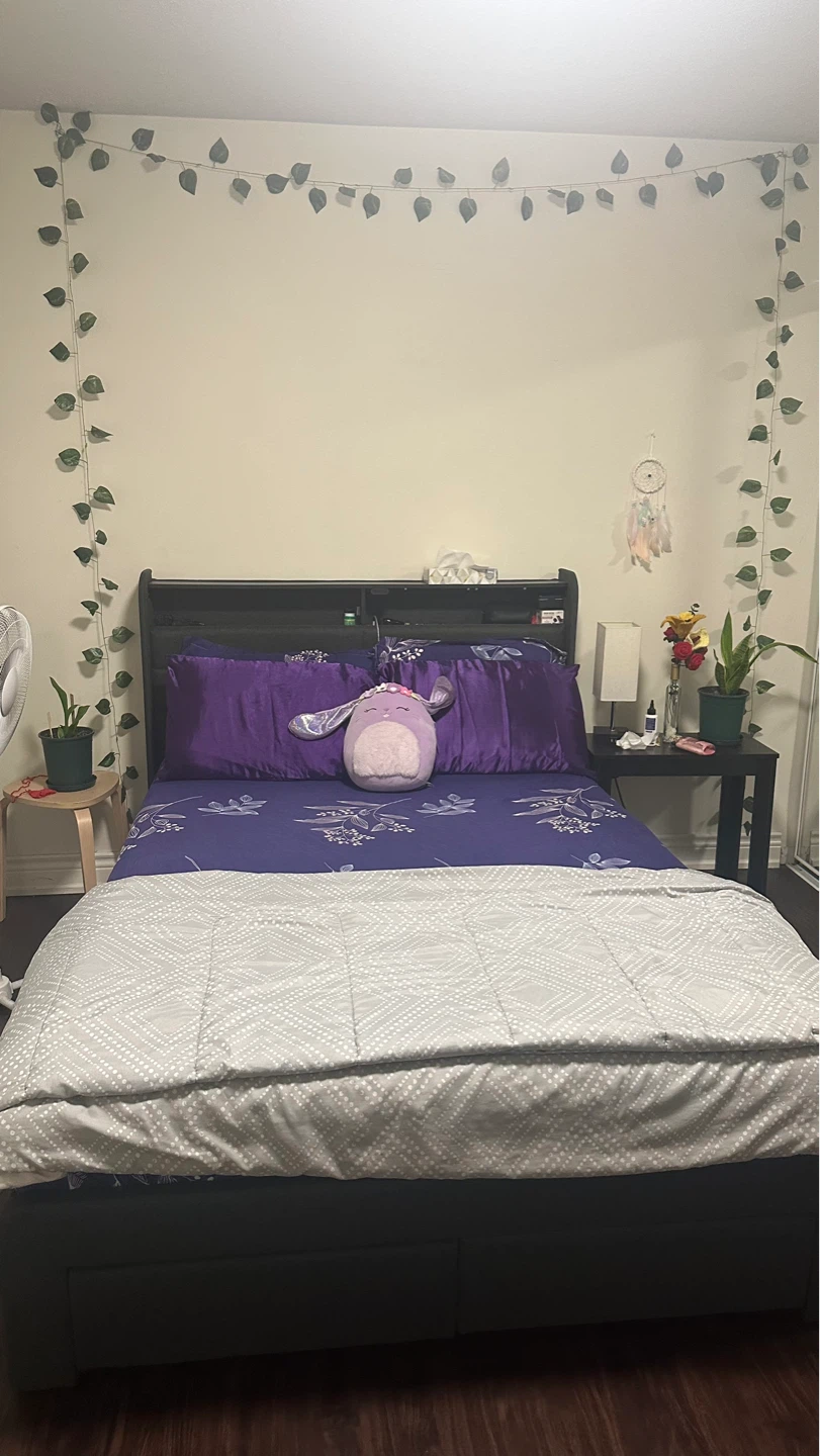 4 Storage Bed Frame with LED Lights