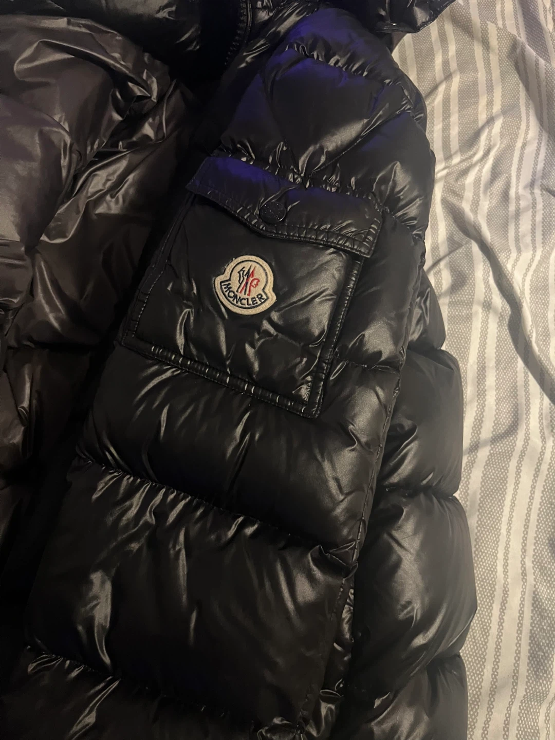 Moncler Black Puffer Jacket