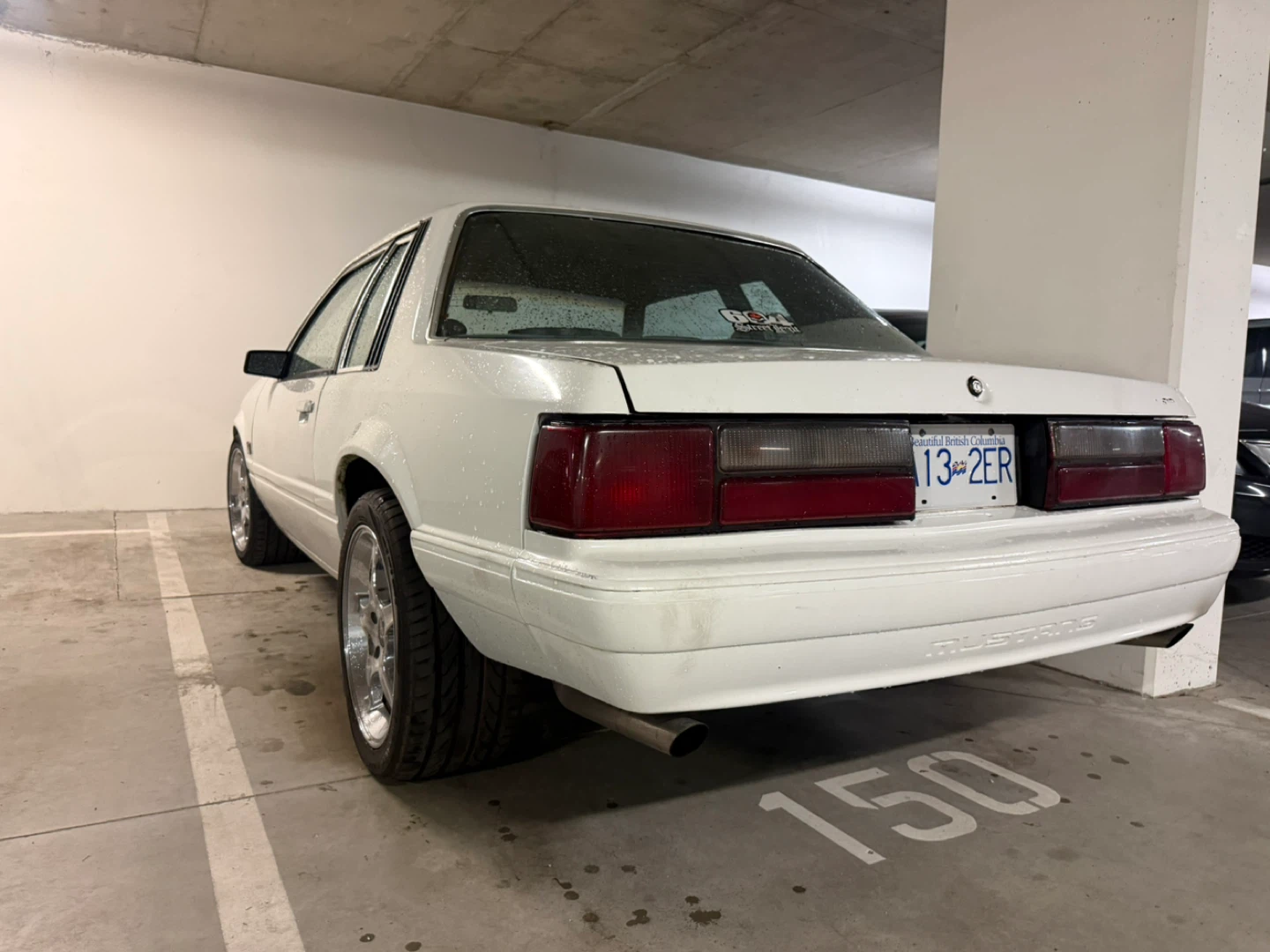 White Ford Mustang 5.0 - photo 3