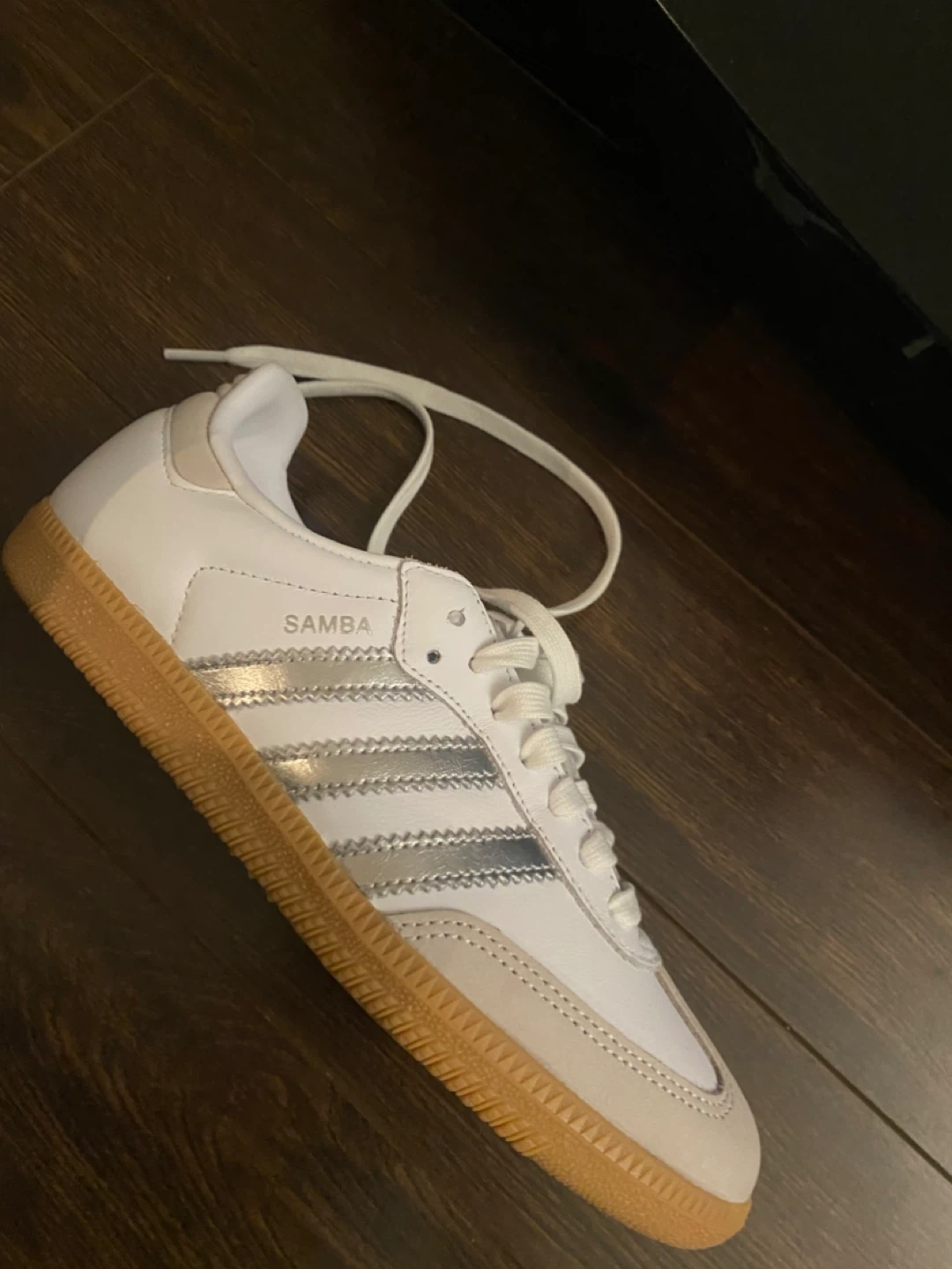 Adidas Samba OG W White Silver Gum Sole - photo 2