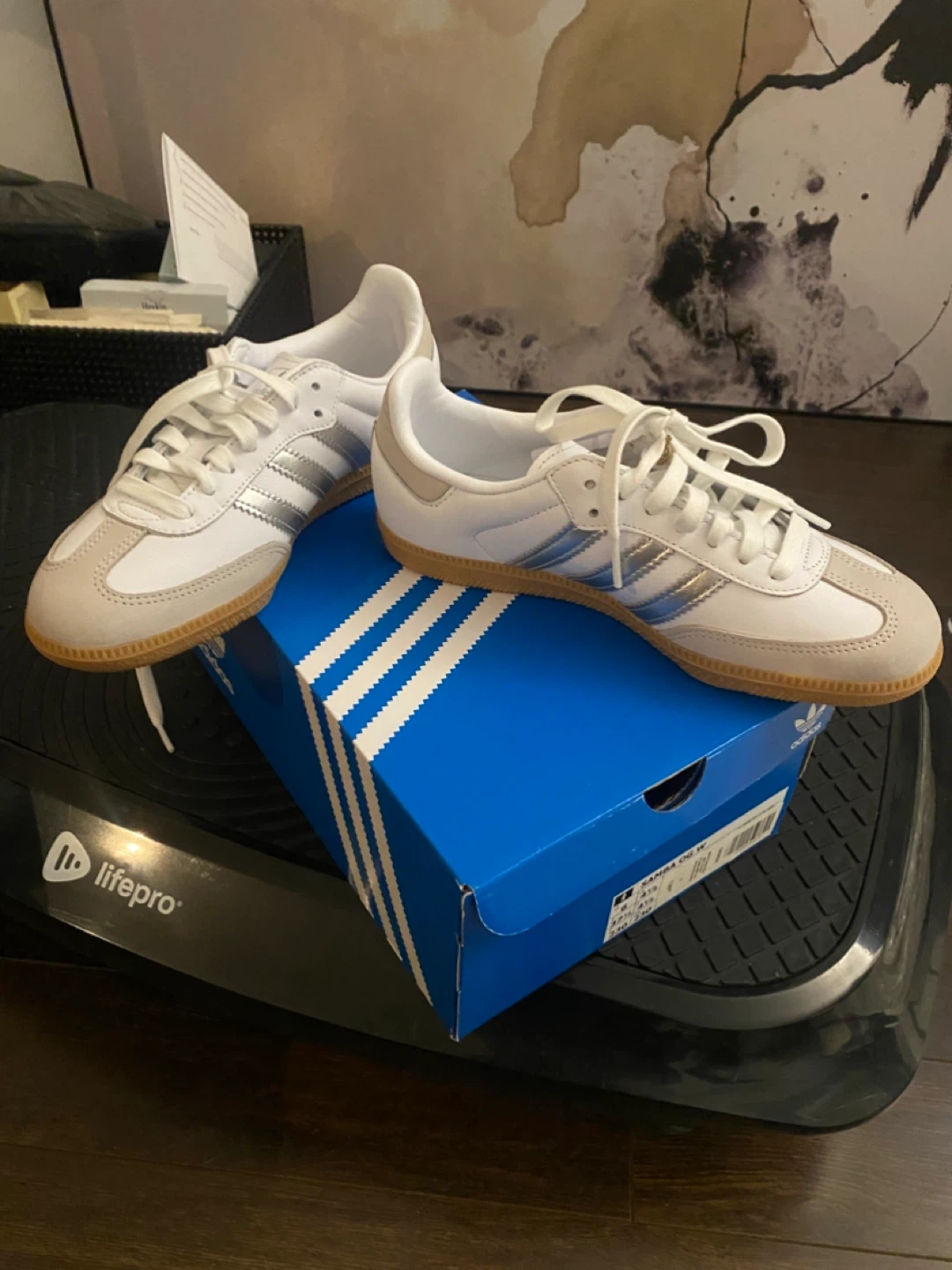 Adidas Samba OG W White Silver Gum Sole