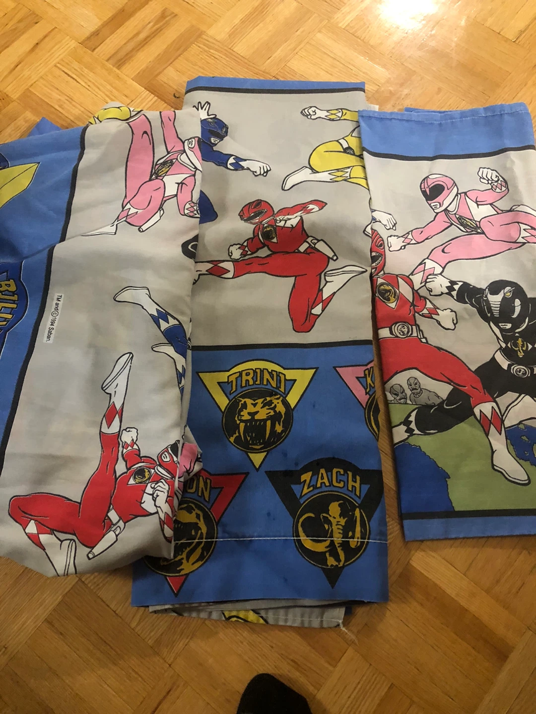 Mighty Morphin Power Rangers Twin Sheet Set