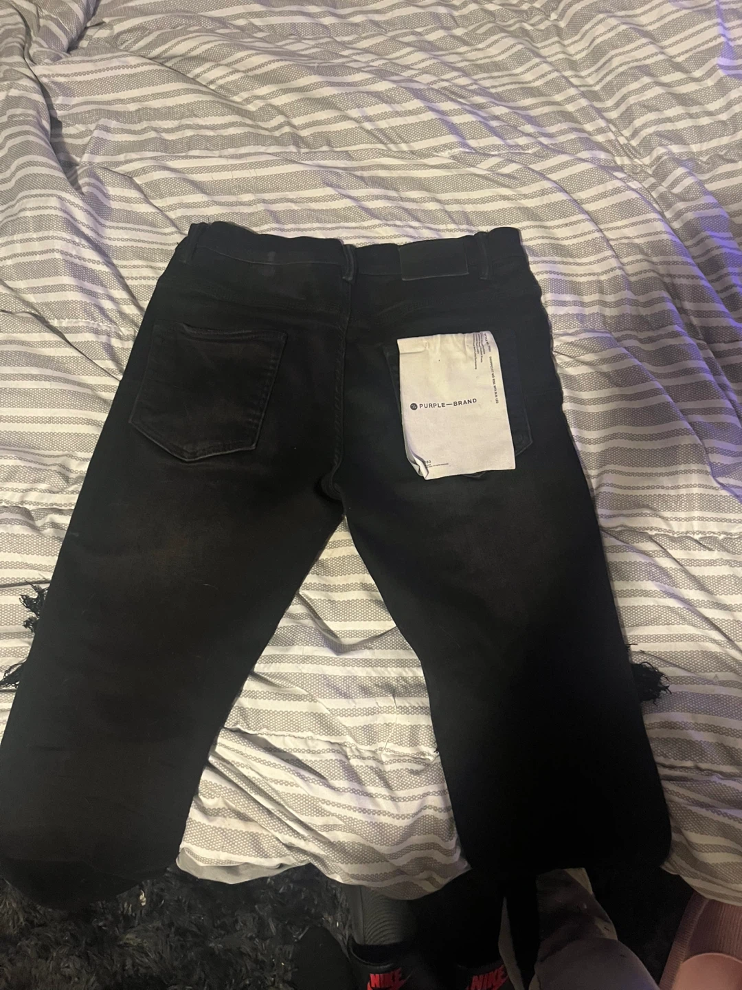 Purple Brand Black Distressed Jeans - photo 2