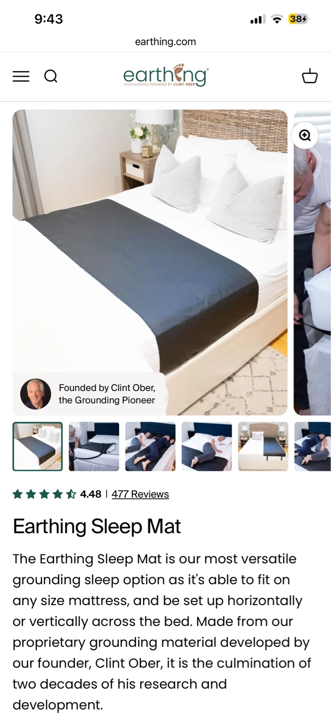 Grounding Sleep Mat by Earthing