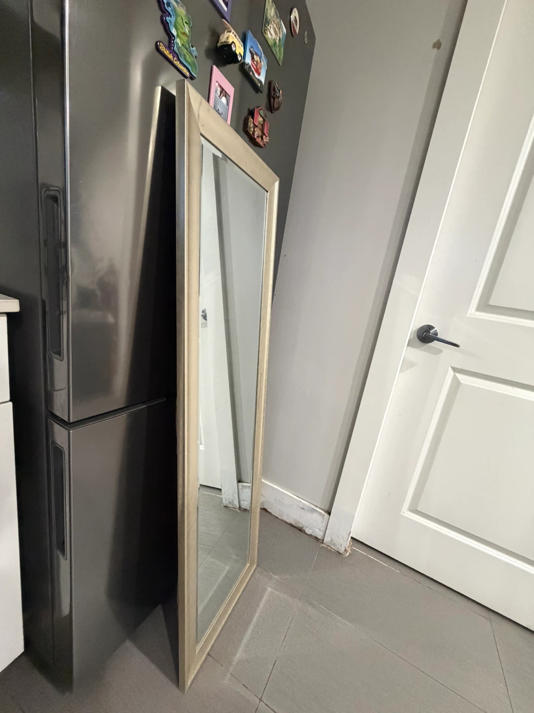 Full Length Mirror with Gold Frame