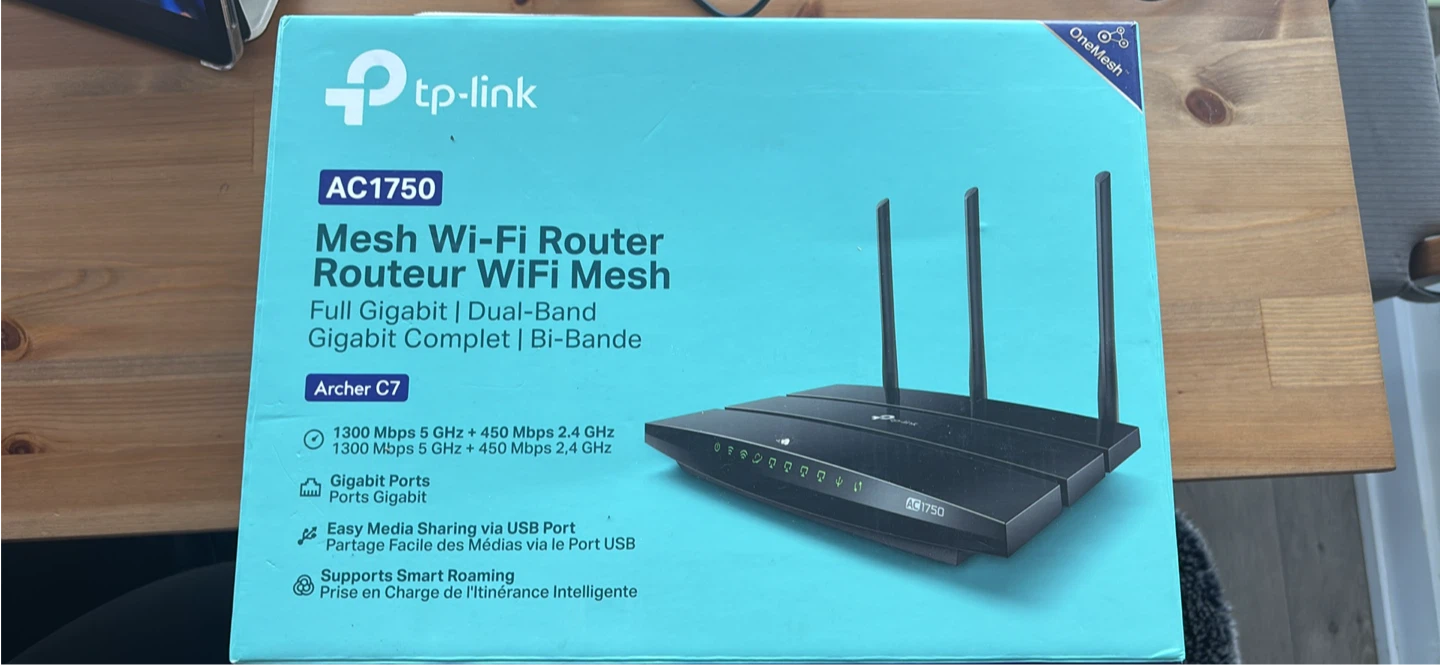 TP-Link AC1750 Archer C7 Mesh Wi-Fi Router