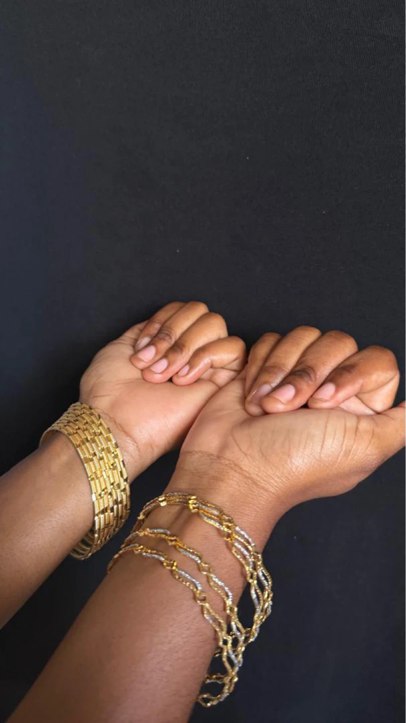 Gold-tone Bangles Set - photo 5