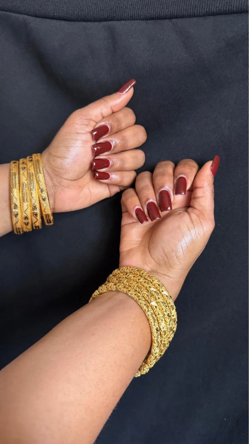 Gold-tone Bangles Set - photo 2