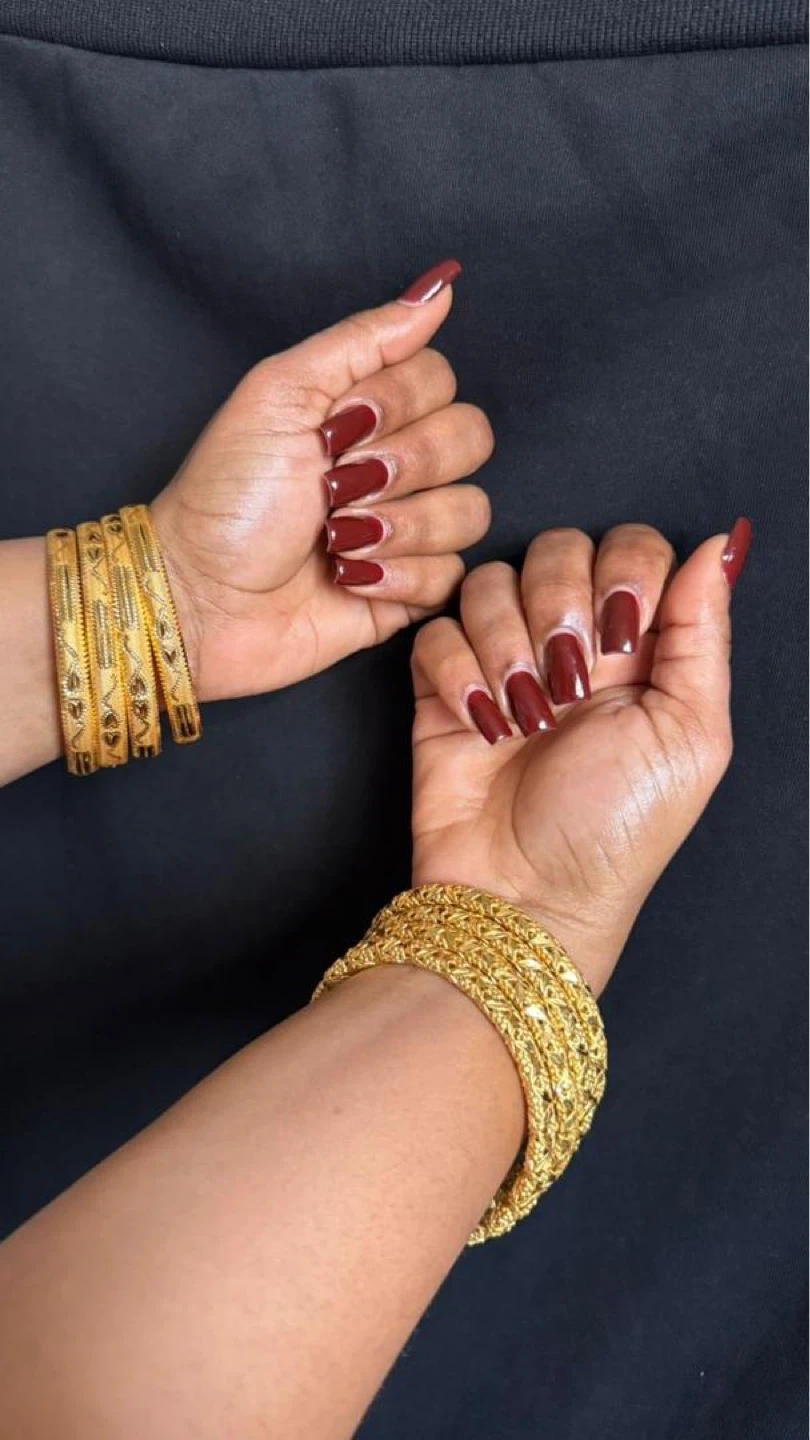 Gold-tone Bangles Set