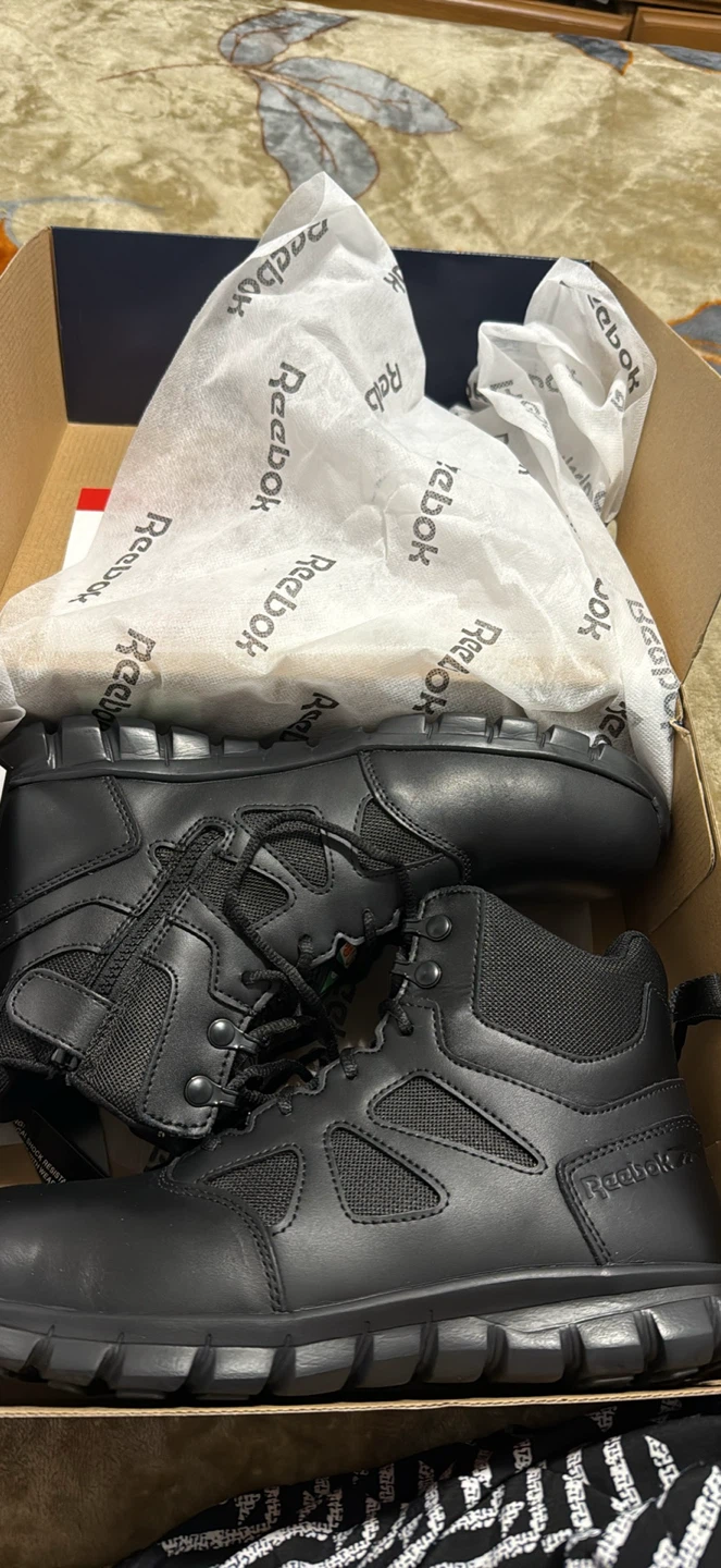 Reebok Sublite Cushion Tactical 6" Work Boots Men's 8.5
