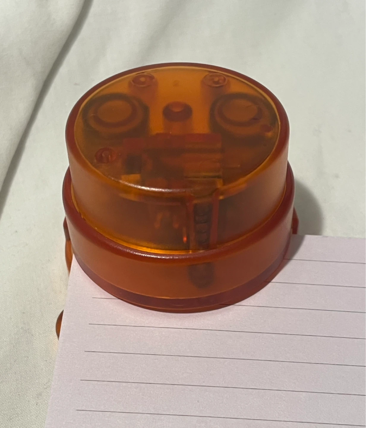 Orange Mini Stapler Stapleless - photo 4