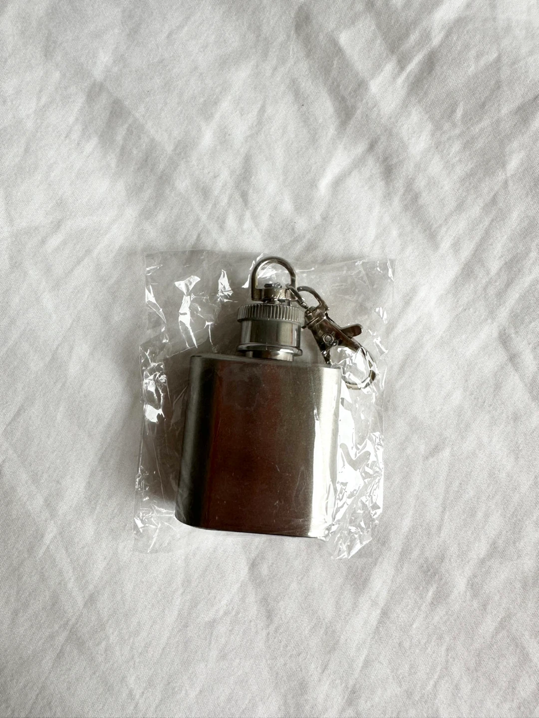 🆕 10oz Stainless Steel Flask Keychain - photo 4
