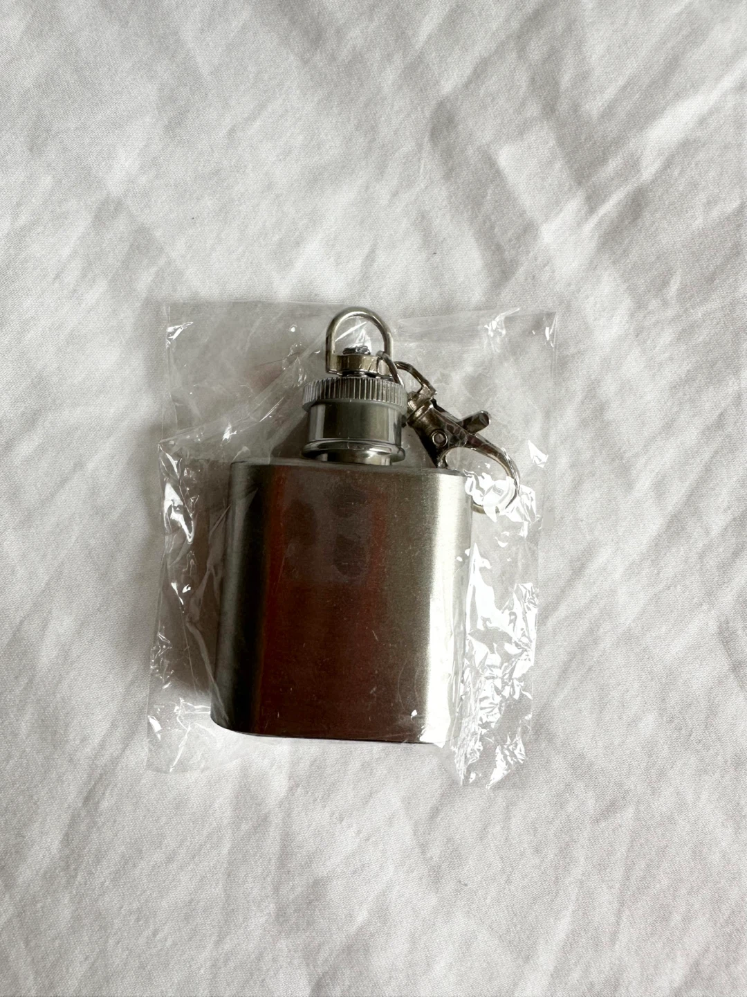 🆕 10oz Stainless Steel Flask Keychain