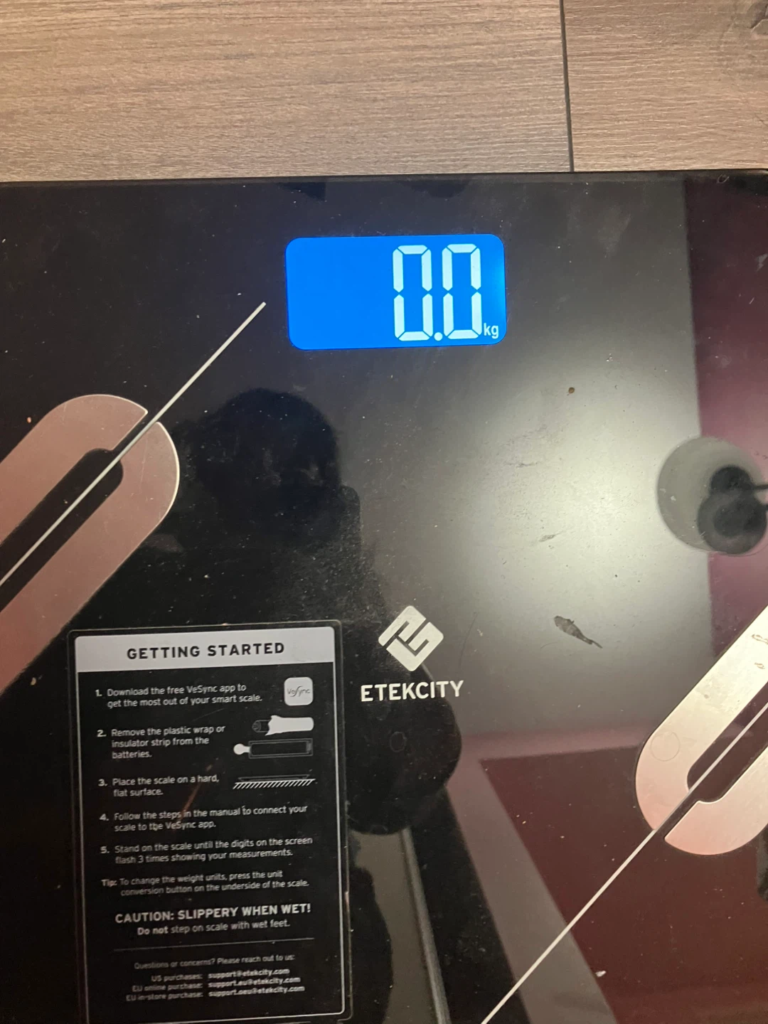 Etekcity Digital Body Weight Scale with yoga mat