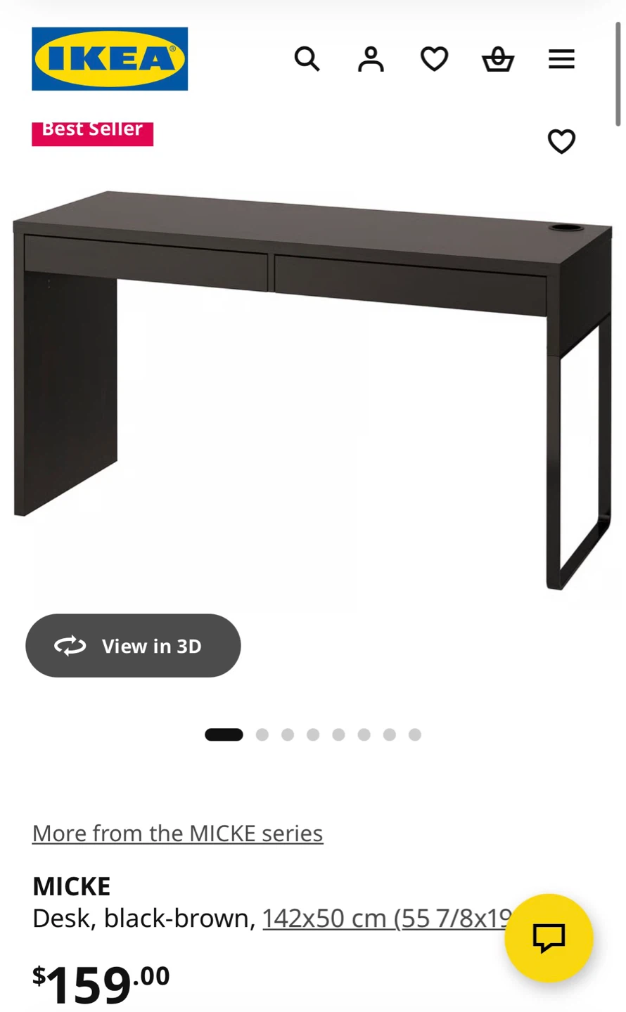 NEED GONE ASAP - IKEA study table