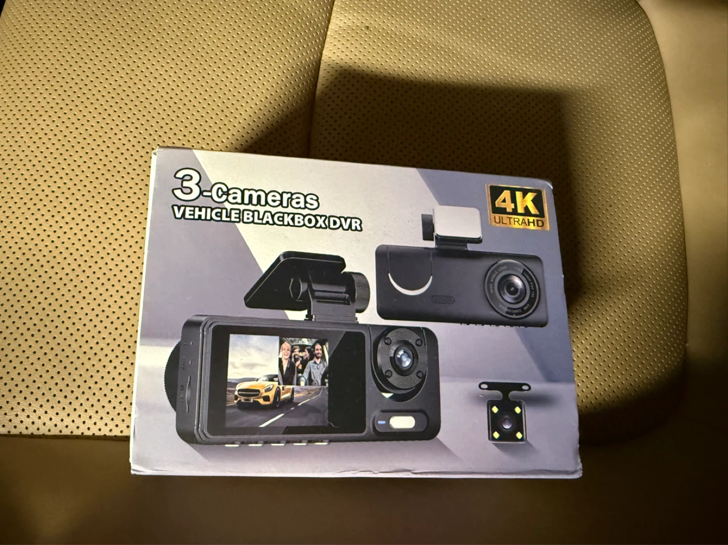 3-Camera Black Box Traffic Recorder