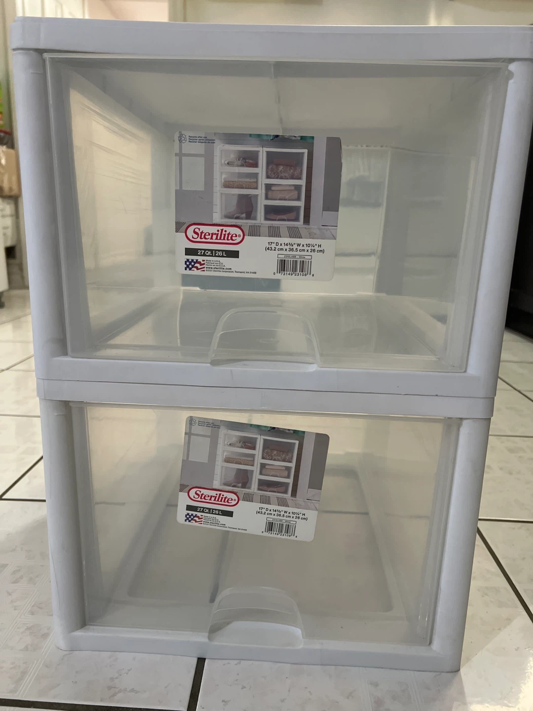 Sterilite 2-Drawer Plastic Storage Unit - photo 3