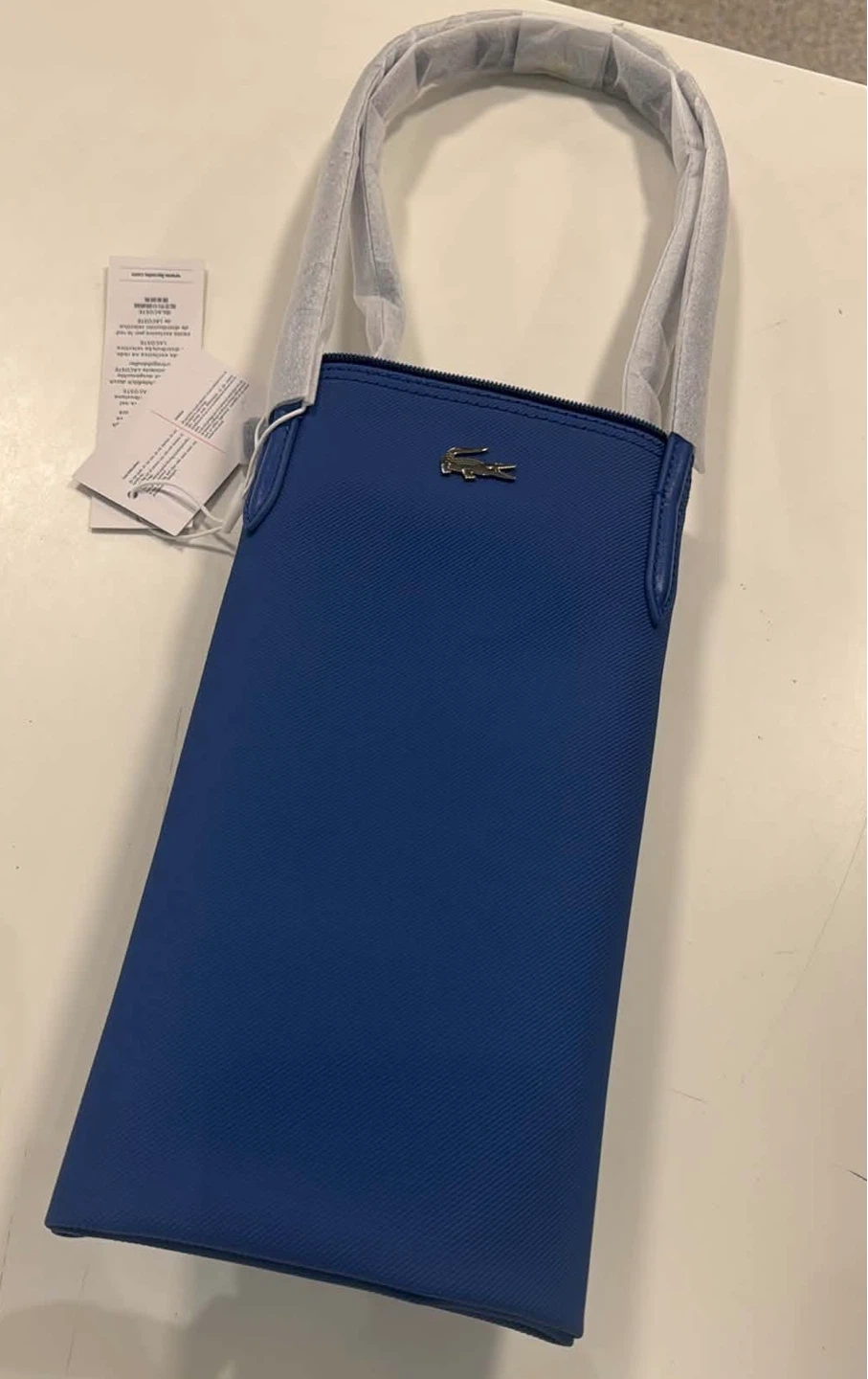 Lacoste Tote Bag - Royal Blue, Beige , Yellow - photo 4