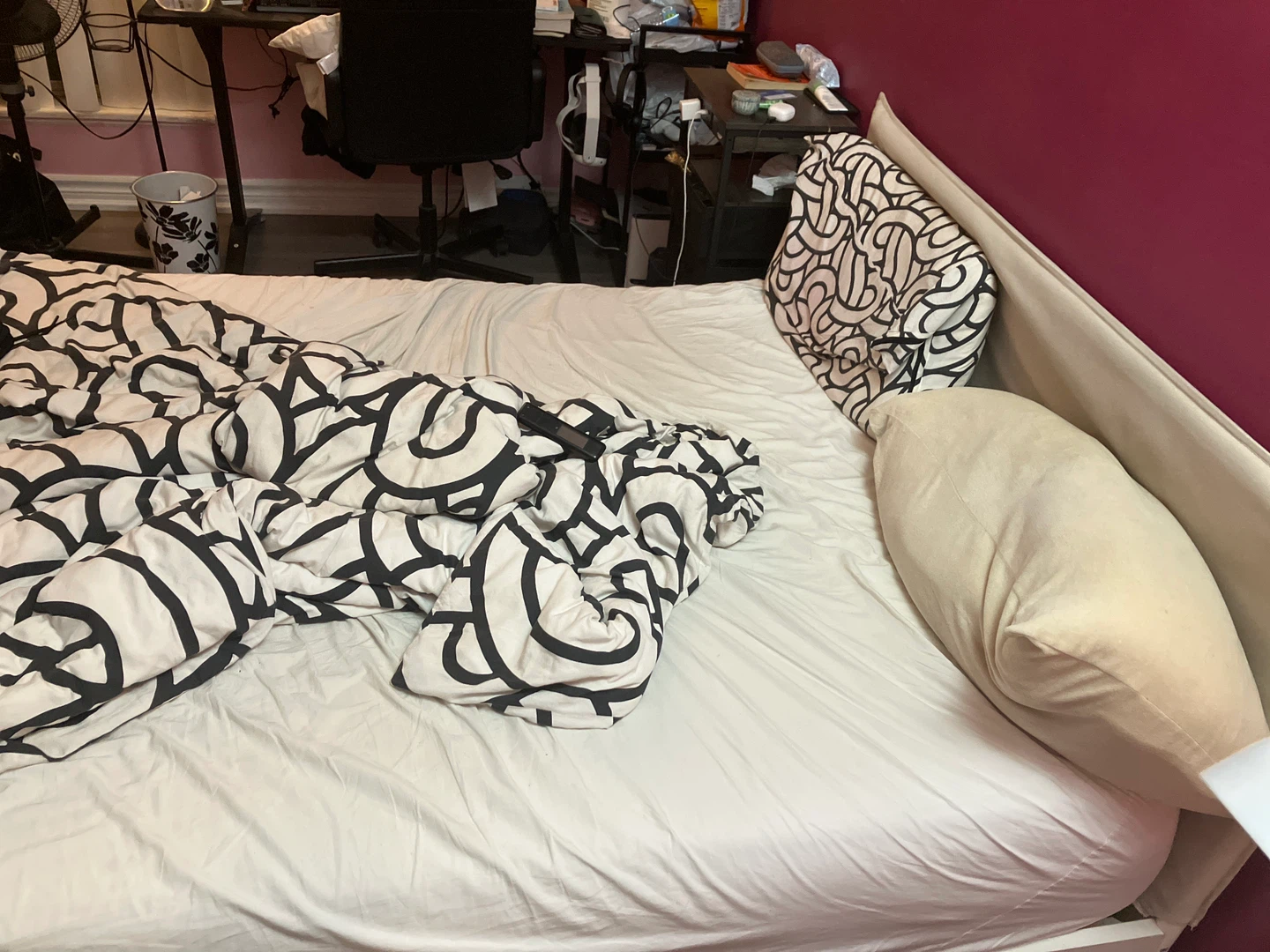 Ikea bed with headframe