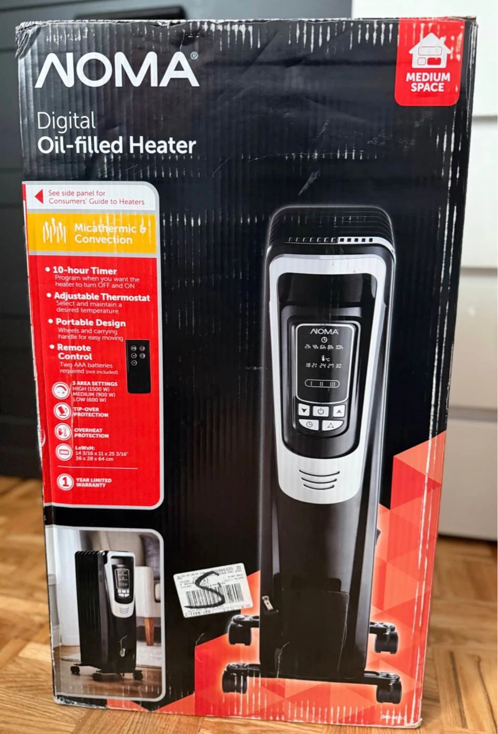 NOMA Digital Oil-filled Heater