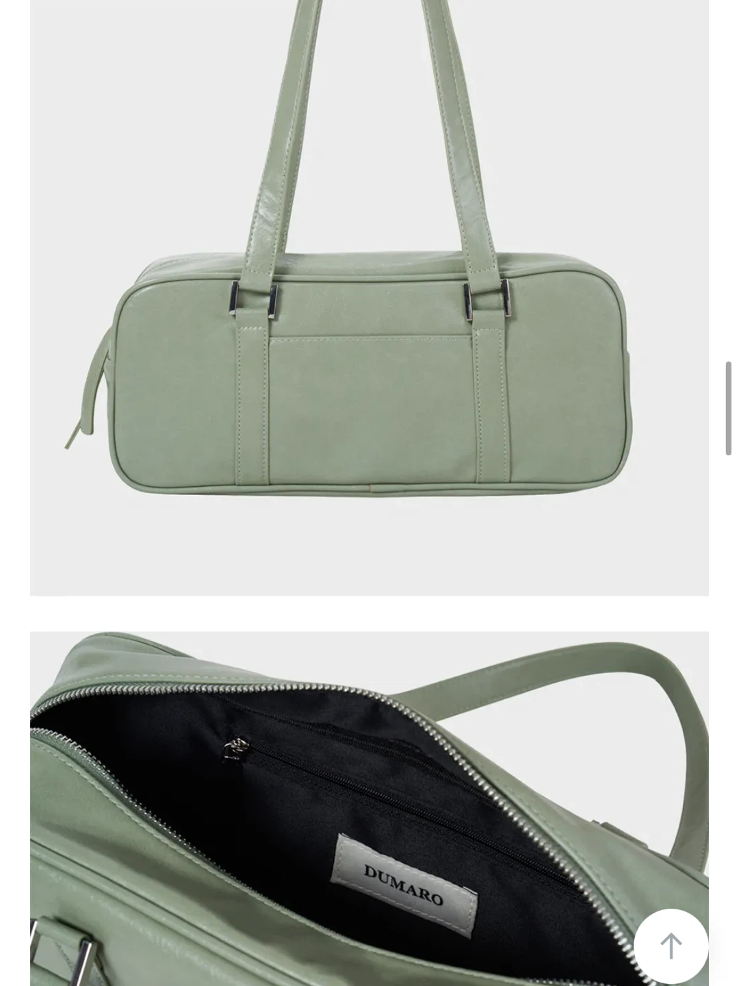 Dumaro Baguette Bag - Sage Green - photo 4