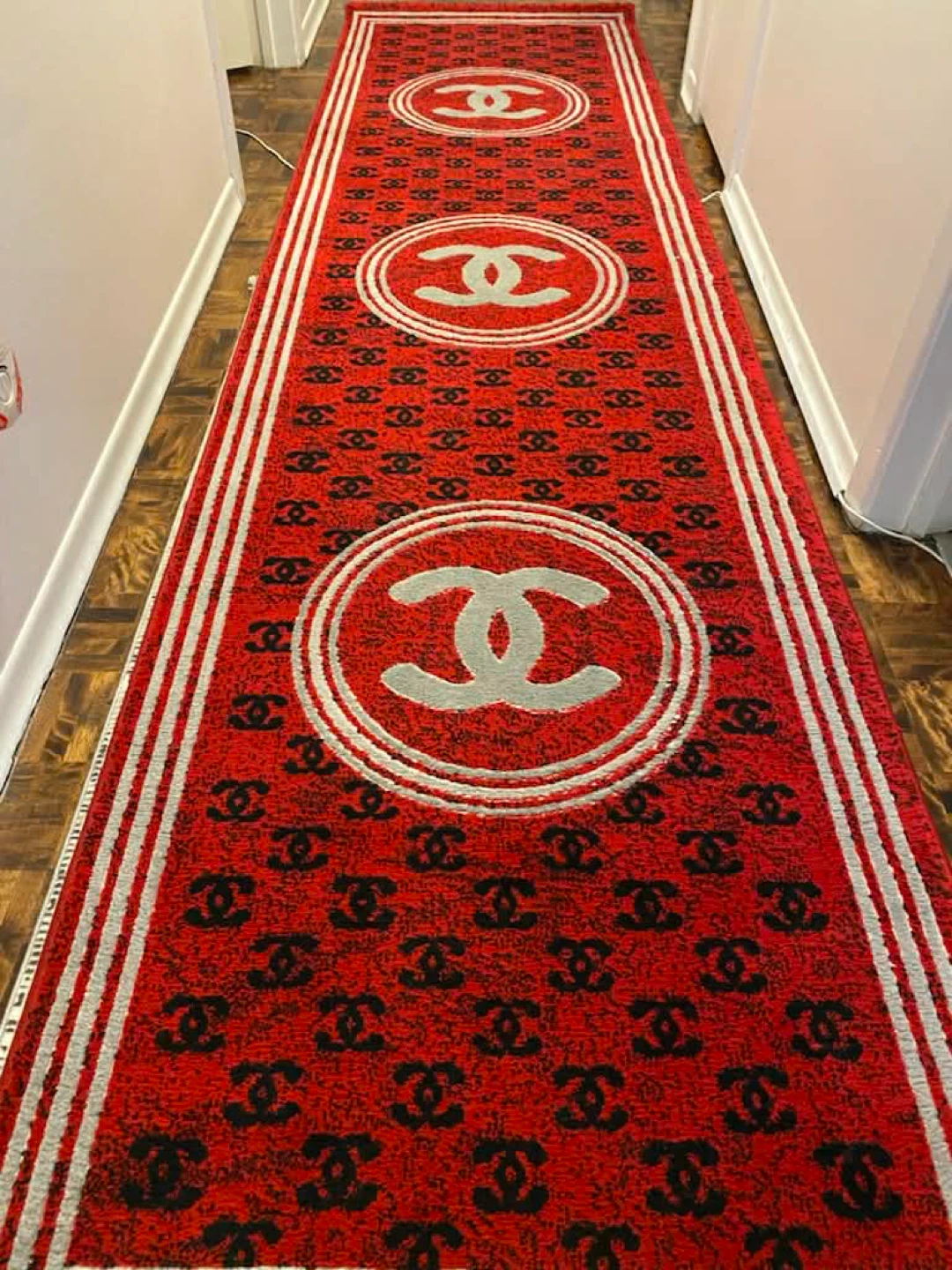 Runner Rug - Red/Black - photo 2