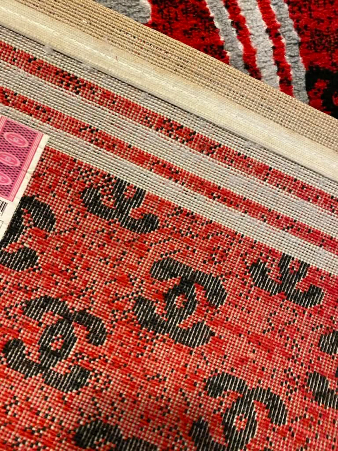 Runner Rug - Red/Black - photo 5