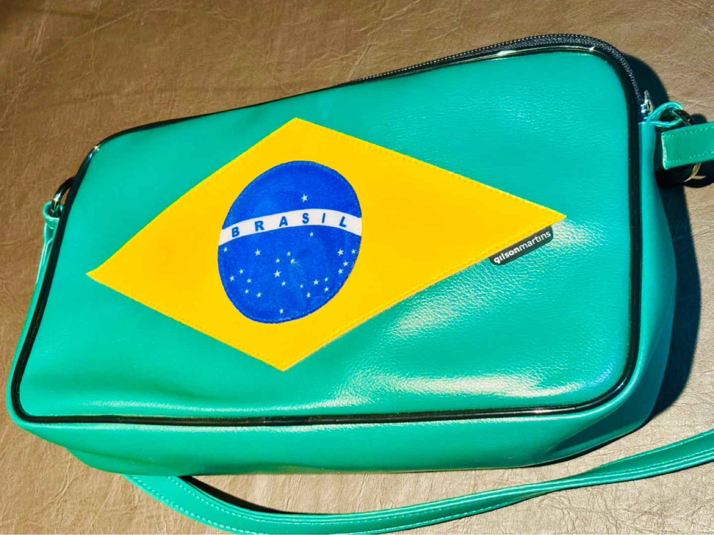 NEW Brazil Flag Shoulder Bag by designer Gilson Martins - photo 3