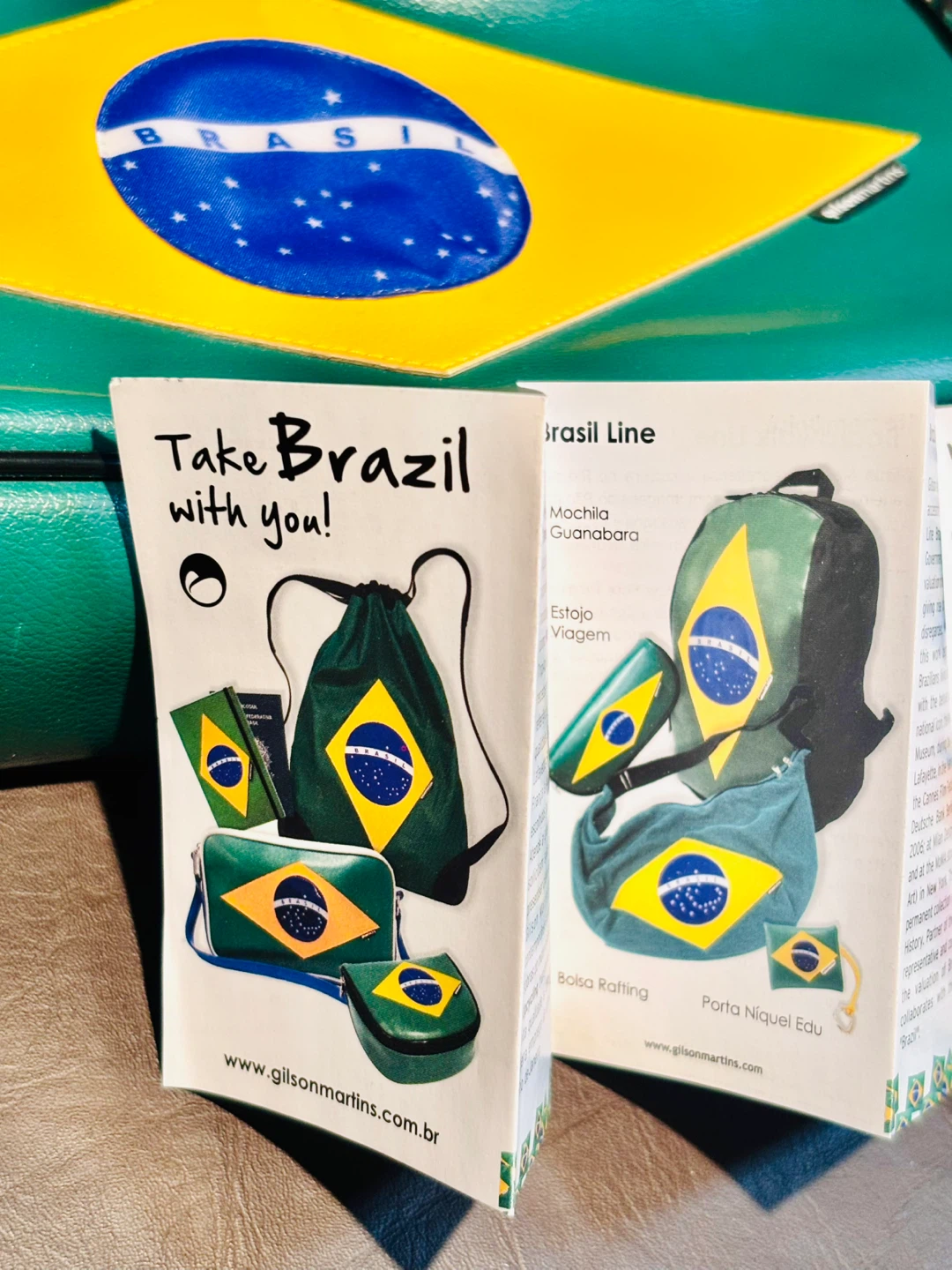 NEW Brazil Flag Shoulder Bag by designer Gilson Martins - photo 2