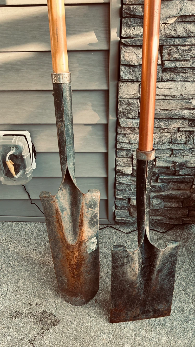 Heavy Duty Drain Spades / Trenching Shovels – Set of 2 - photo 3