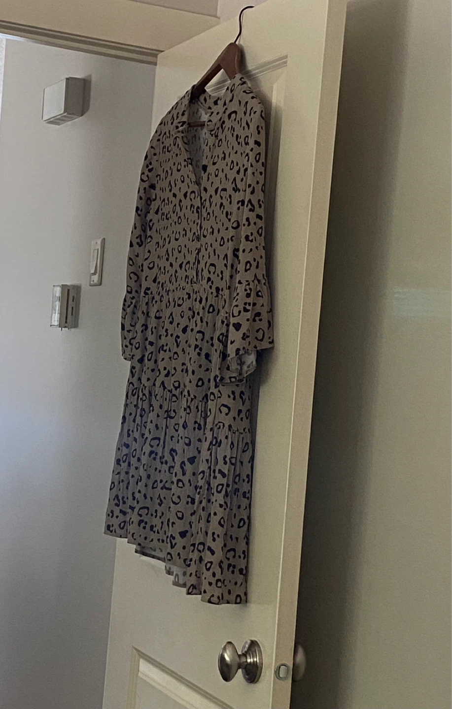 Jackson Rowe Malad Leopard Print Boho Chic Mini Dress - photo 4