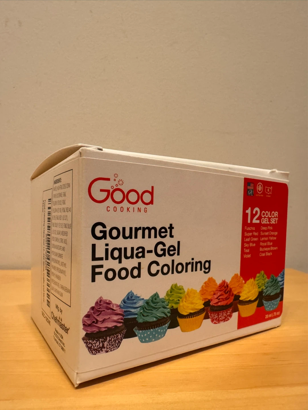 Good Cooking 12-Color Gel Food Coloring Set