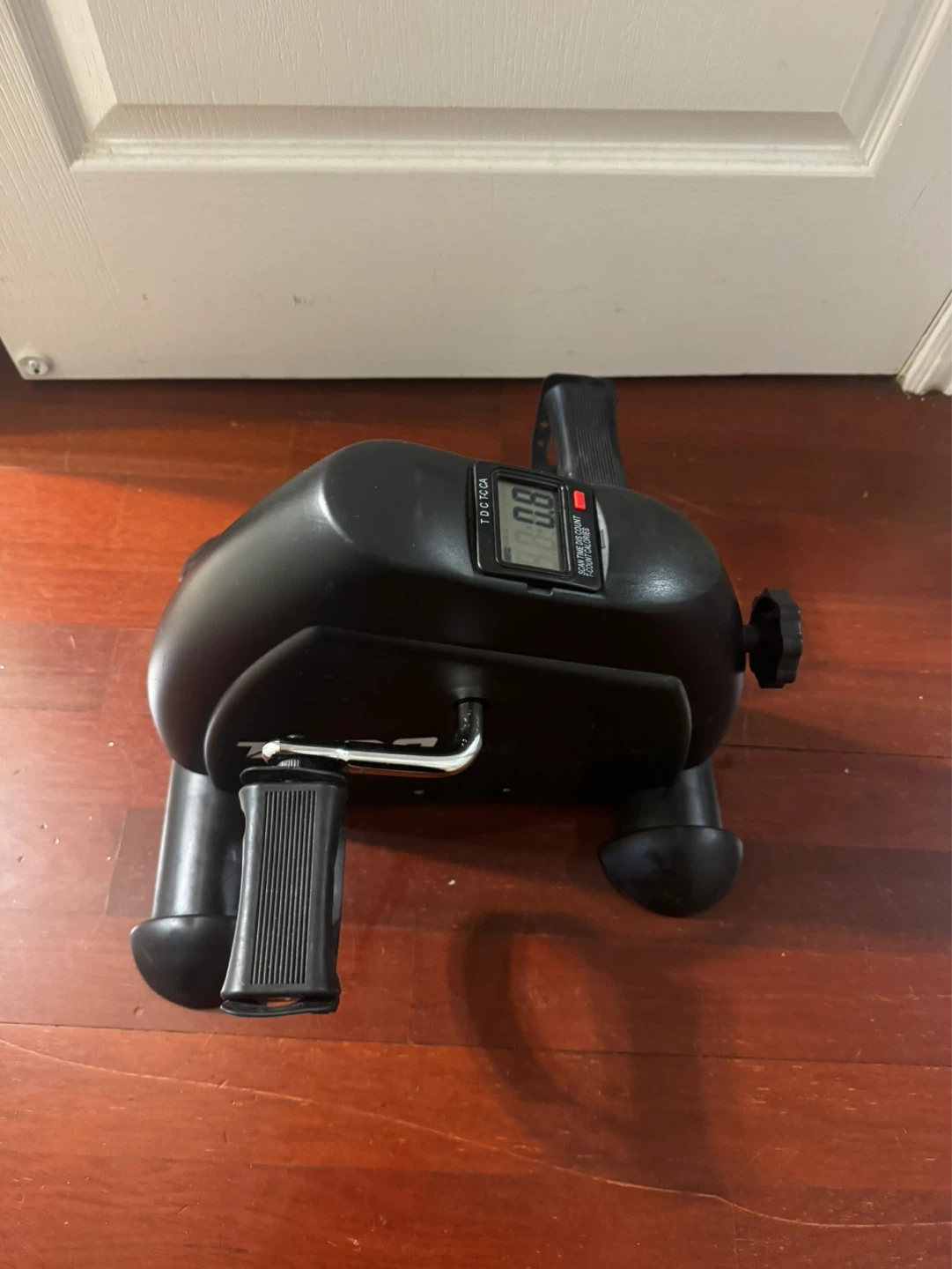 Black Under Desk Pedal Exerciser with Digital Display