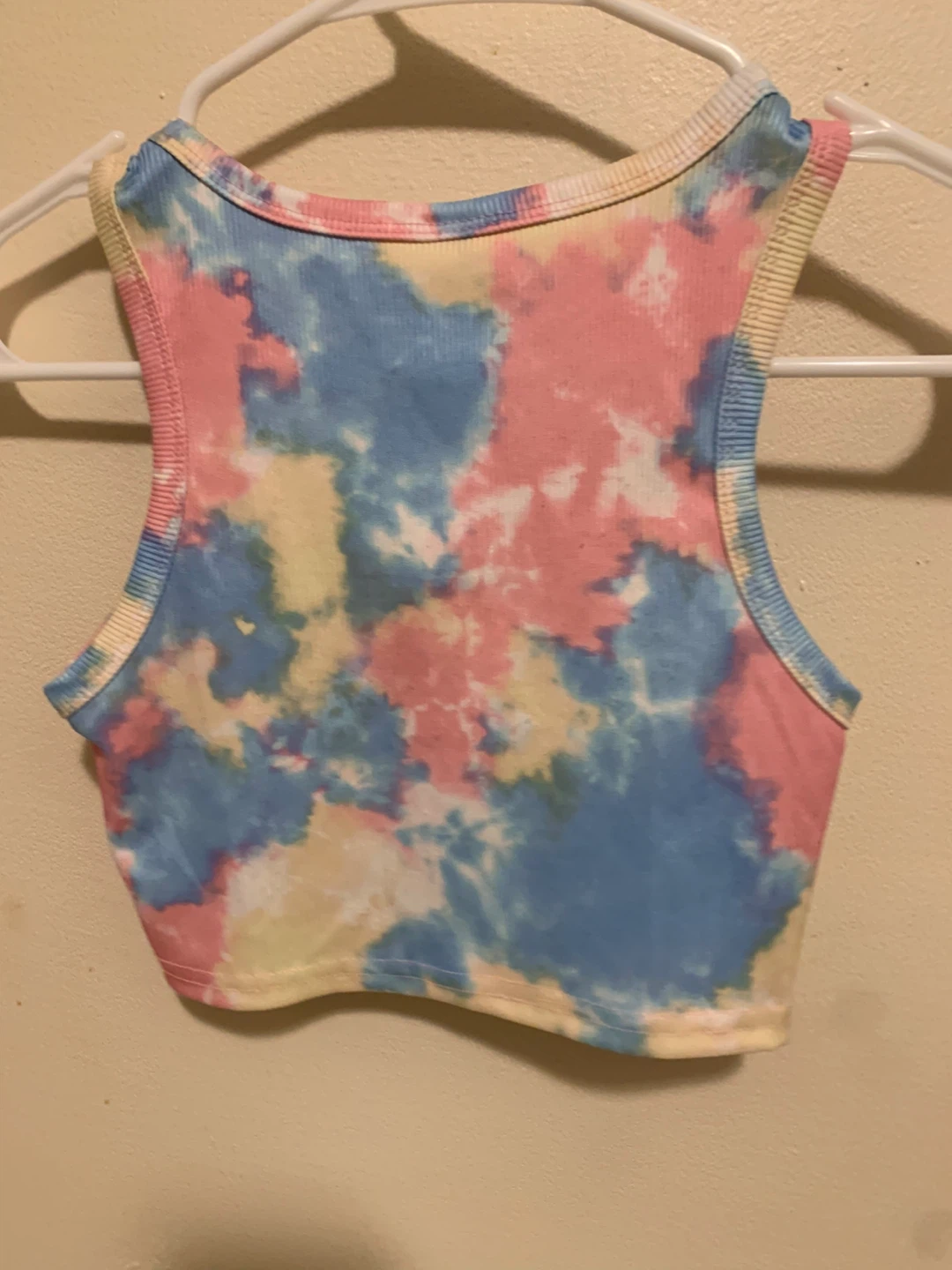SHEIN Tie-Dye Heart Crop Top Size 10Y - photo 3